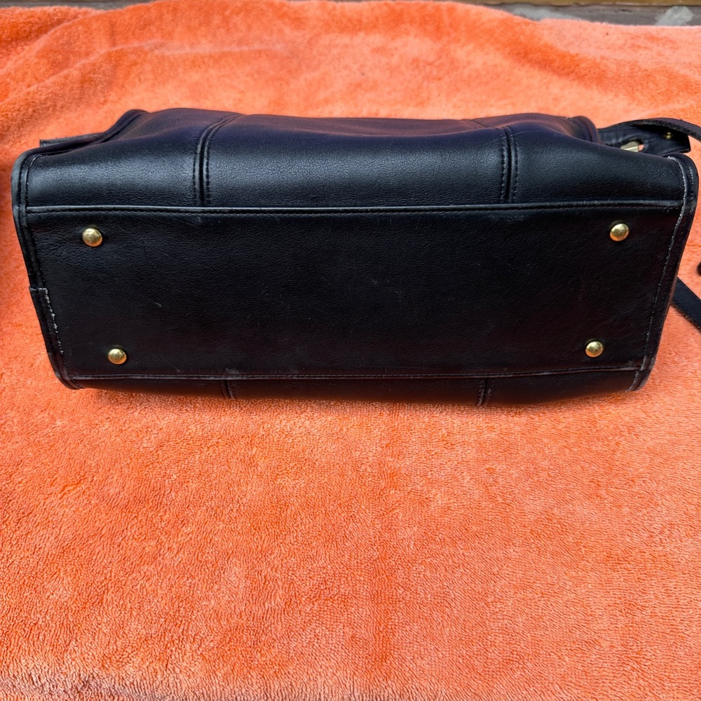 Coach Black Leather Bag - Picture 4 of 13
